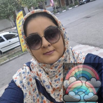 روسری طرح شکوفه بهاری